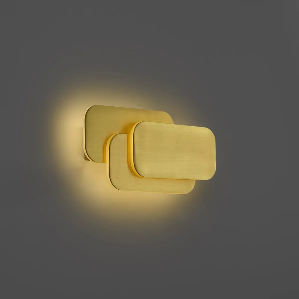 Lampada da parete moderna ottone con LED dimmerabile a 3 livelli - Dias