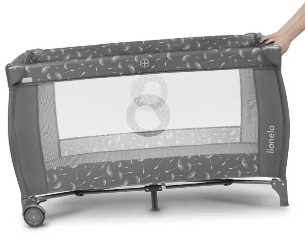 Lionelo - Culla da viaggio SVEN PLUS grigio