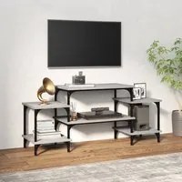 Mobile Porta TV Grigio Sonoma 117x35x52 cm in Legno Multistrato 826318