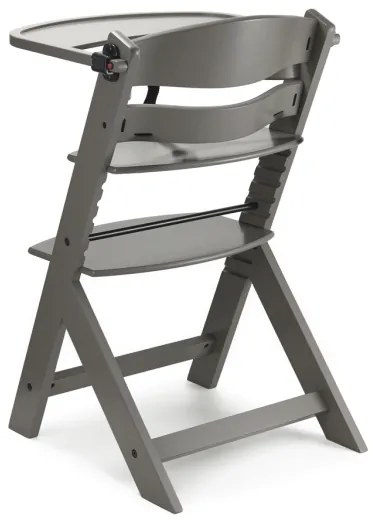 KINDERKRAFT - Sedia da pranzo per bambini ENOCK grigia