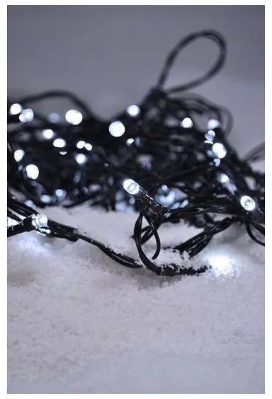 Solight 1V101-W-1 - Catena natalizia LED 100xLED/8 funzioni 13m IP44 bianco freddo