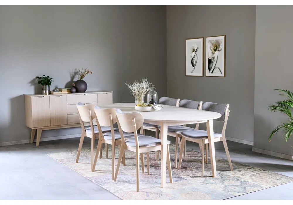 Sedie da pranzo grigie in set di 2 Kato - Rowico