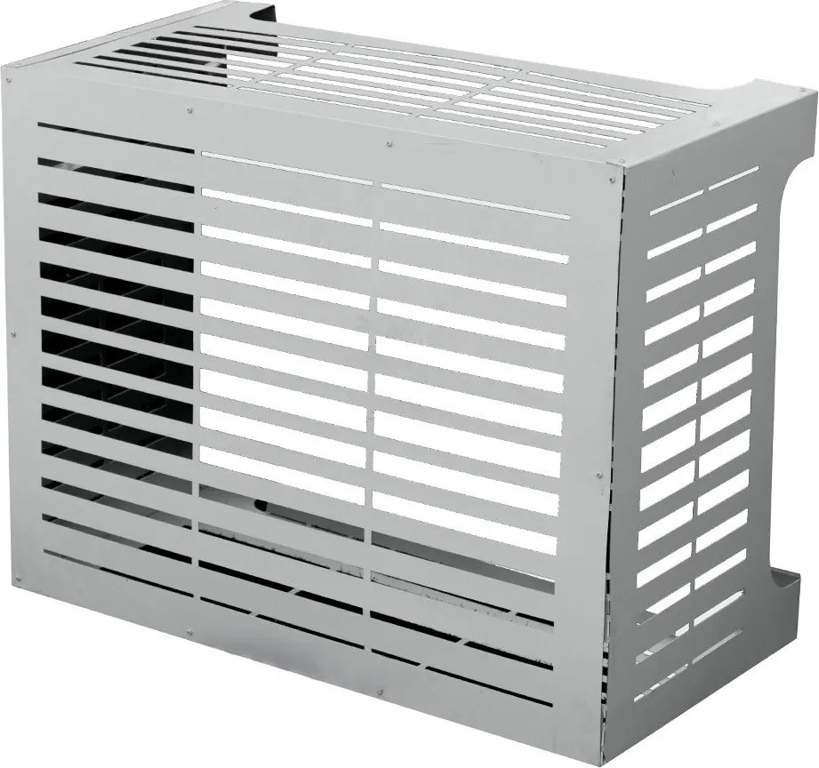 Copricondizionatore Copertura per Climatizzatore 86x44x68 cm Linear M in Alluminio Bianco...