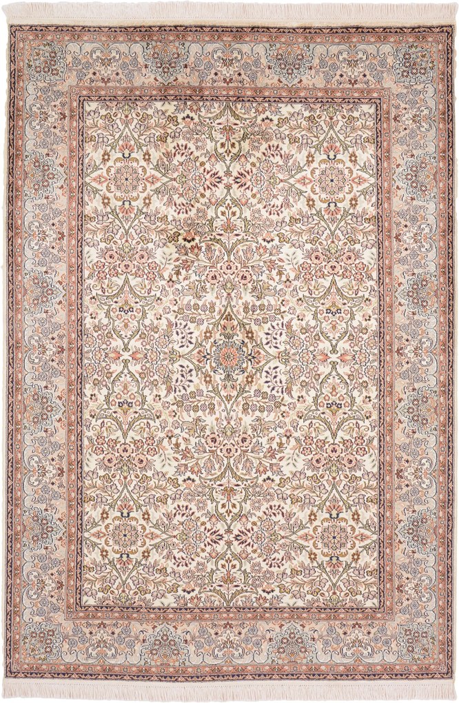 Cashmere Silk Tappeto 180x130 (Indian) Annodato A Mano