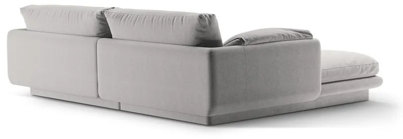 Divano angolare grigio chiaro (angolo destro) Torino - Micadoni Home