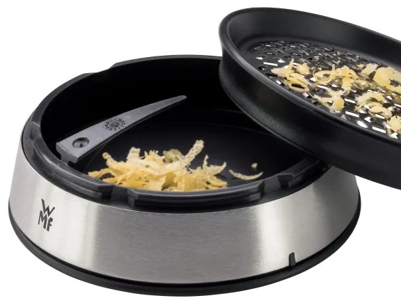 WMF - Grattugia per zenzero Ø 9 cm acciaio inox/nero