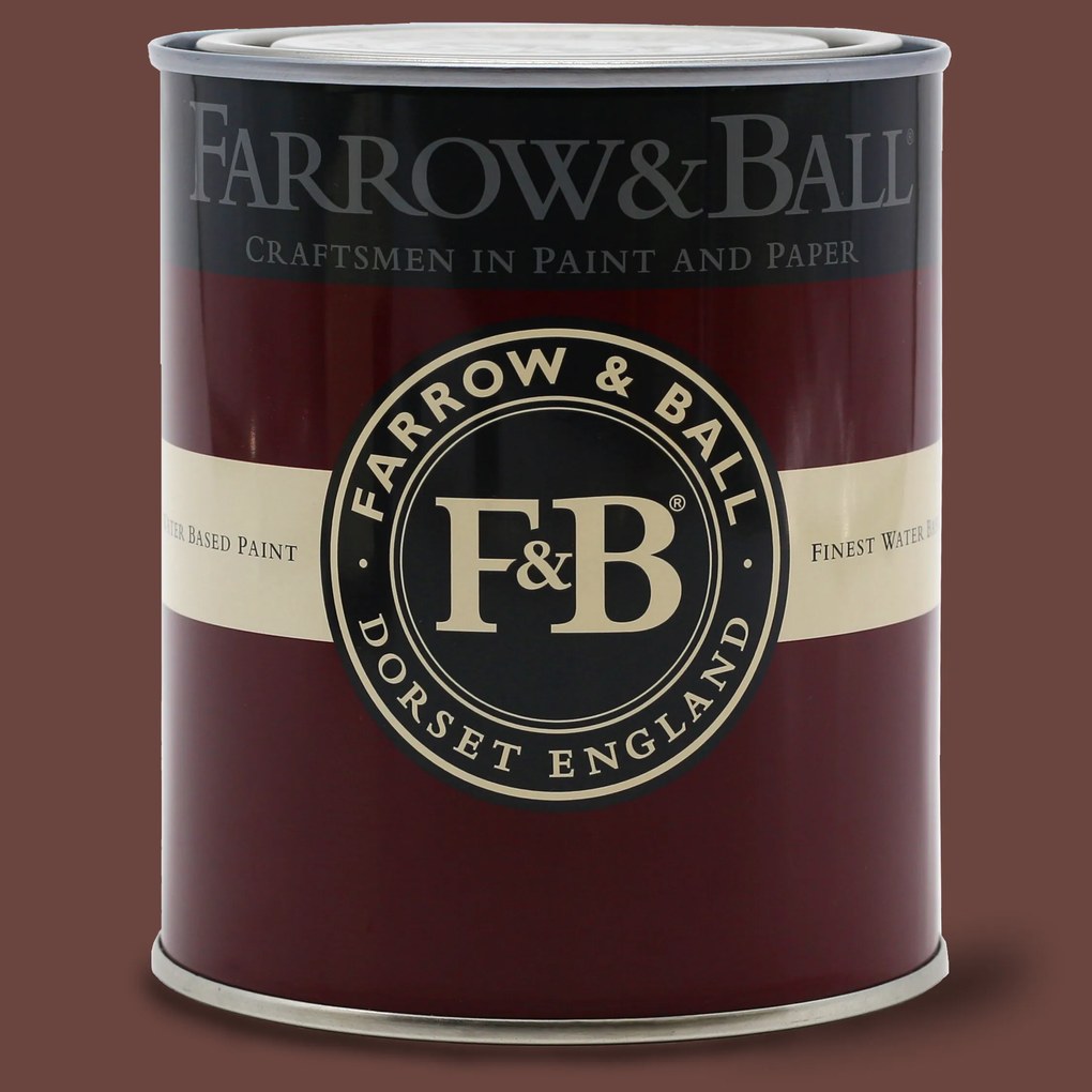 Farrow & Ball Flat Eggshell Archive Colour - Deep Reddish Brown W101 - 0,75l