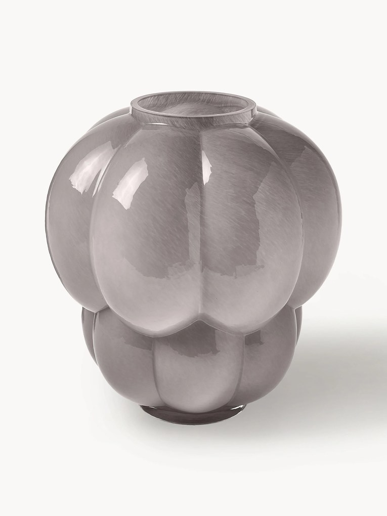 Vaso in vetro soffiato Uva, alt. 35 cm