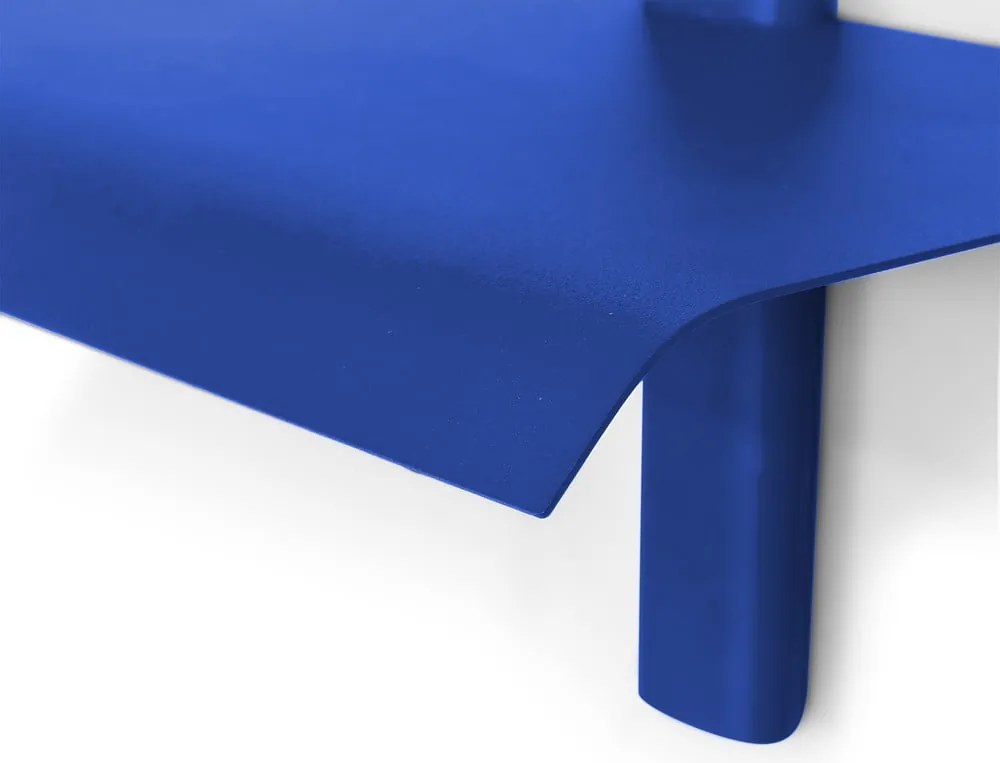 Mensola blu in metallo con ripiani multipli 60 cm Hola – Spinder Design