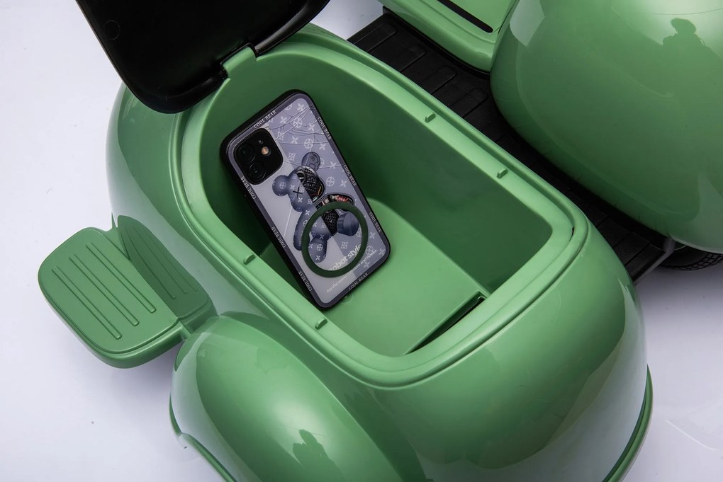 Piaggio Vespa con Sidecar Small Elettrica 6V per Bambini Verde...
