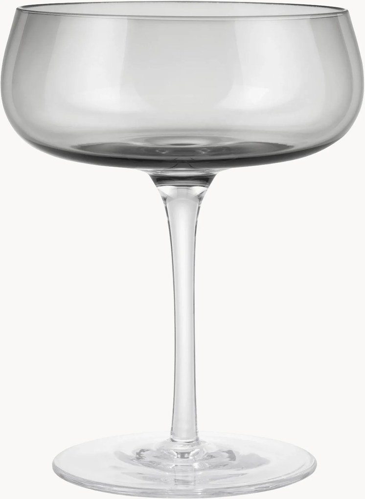 Set di 2 coppe da champagne in vetro soffiato Belo