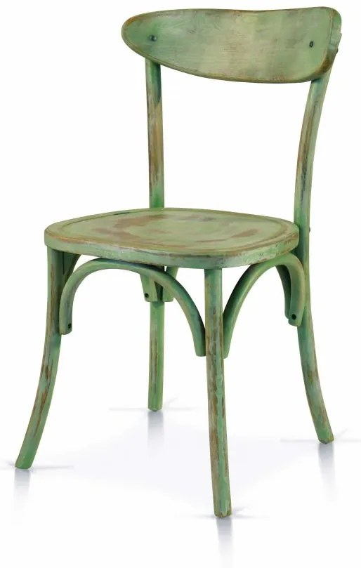 Set di sedie CASTELFALFI in legno verde consumato