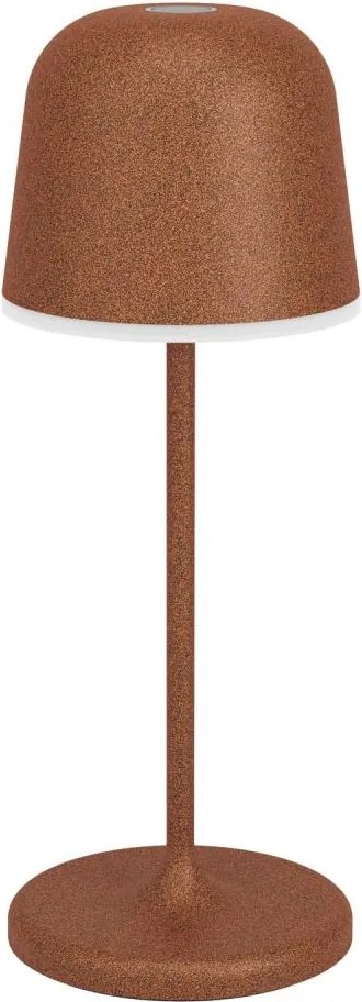 Eglo 901879 - Lampada da tavolo ricaricabile LED dimmerabile per esterni MANNERA-S LED/1,8W/5V IP54 marrone