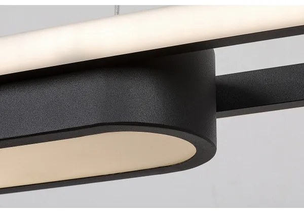 Rabalux 72030 - Lampadario LED a sospensione con filo CONTESSA LED/48W/230V 4000K nero