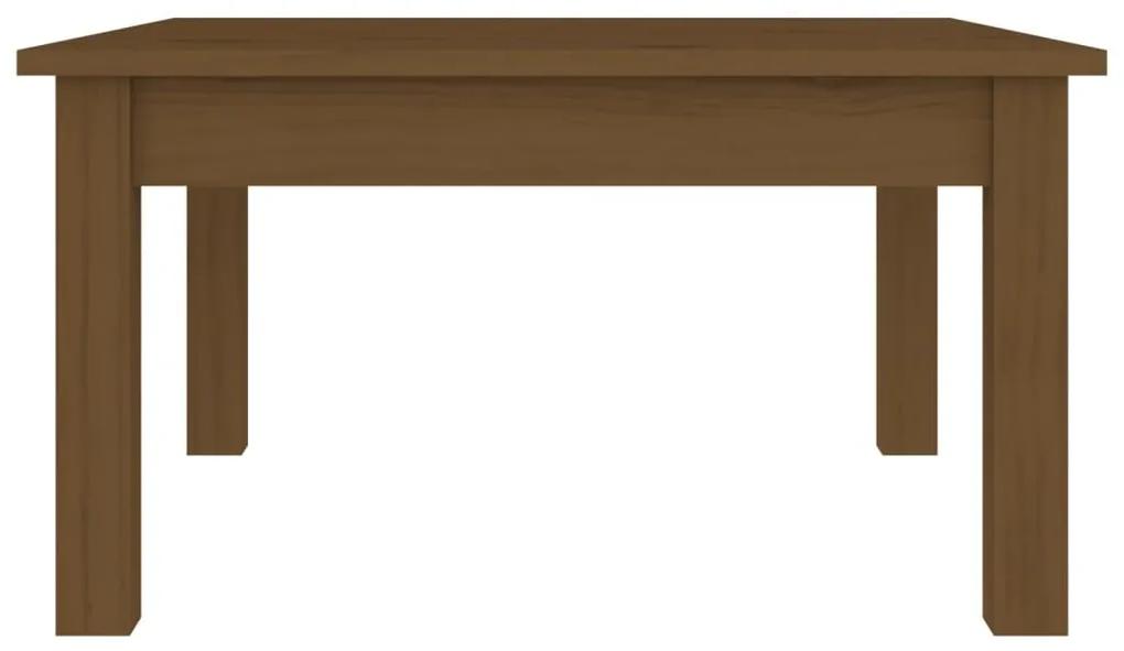 Tavolino da Salotto Miele 55x55x30 cm Legno Massello di Pino