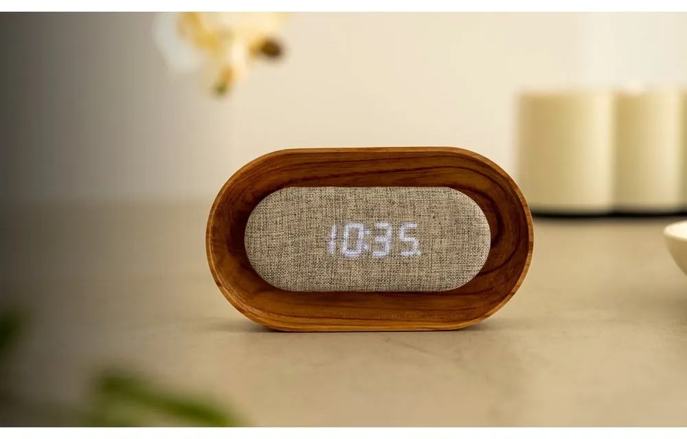 Sveglia digitale Lumos Ash – Gingko