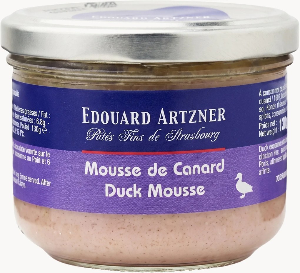 Mousse d'anatra con ciliegie, 2 barattoli