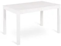 Tavolo Allungabile 130/210x80x76 cm in Legno Top in Melaminico Bianco