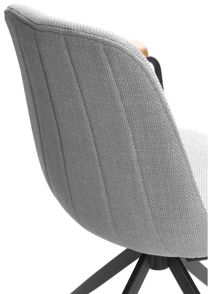 Set di sedie da pranzo grigio chiaro 2 pz Tali - Marckeric