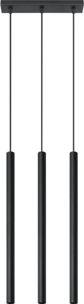 Lampadario a Sospensione 3xG9 PASTELO 3 in Acciaio