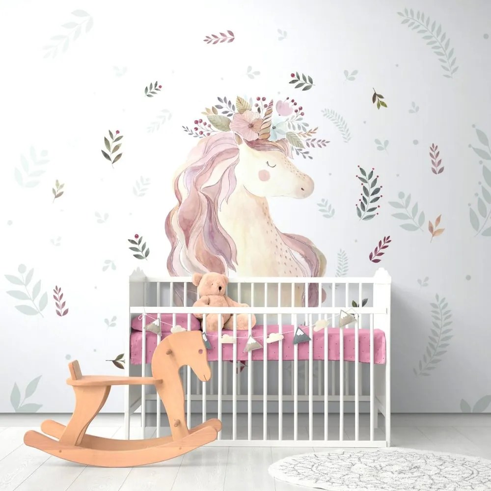 Carta da parati autoadesiva – Unicorno magico