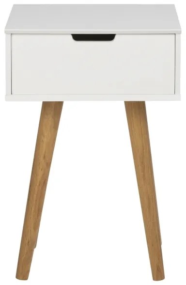 Comodino CARLY quercia/bianco