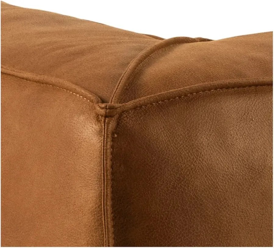 Modulo divano marrone cognac (angolo sinistro) Fairfield Kentucky - Bonami Selection