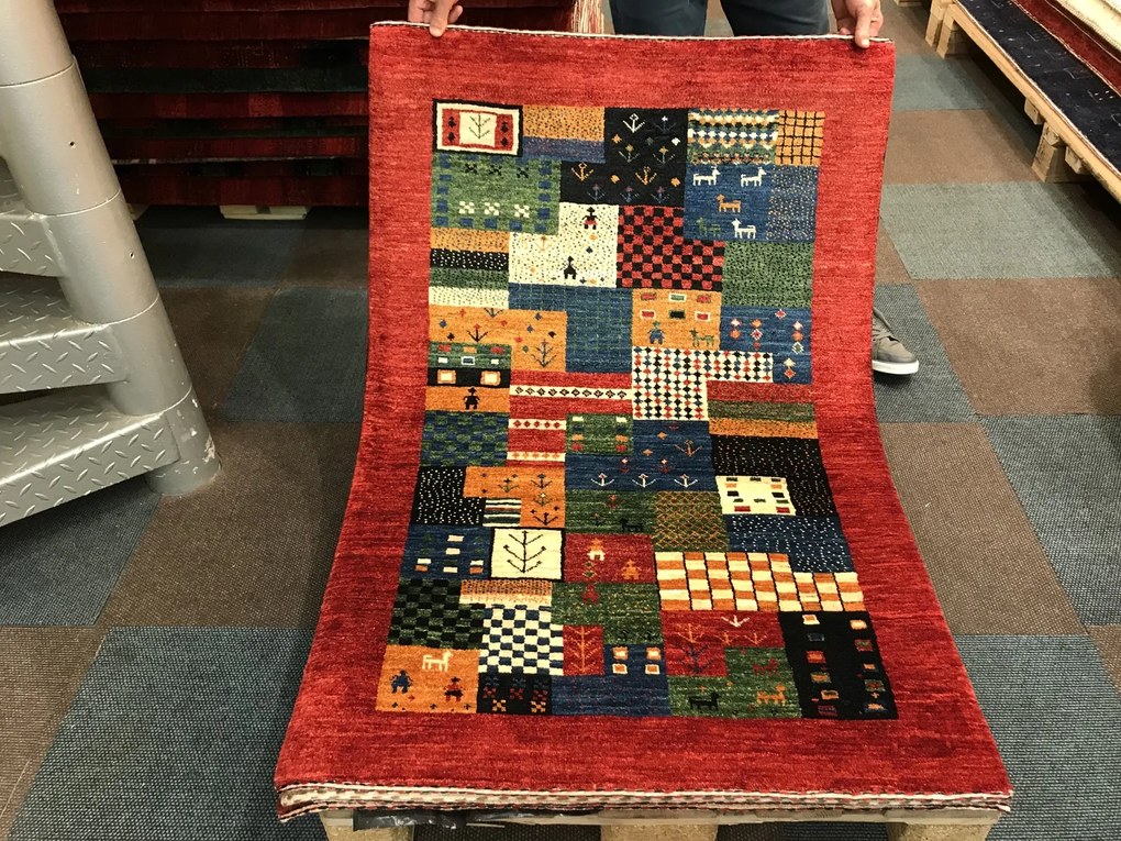 Loribaft Tappeto persiano 80x120 (Iran) Annodato A Mano