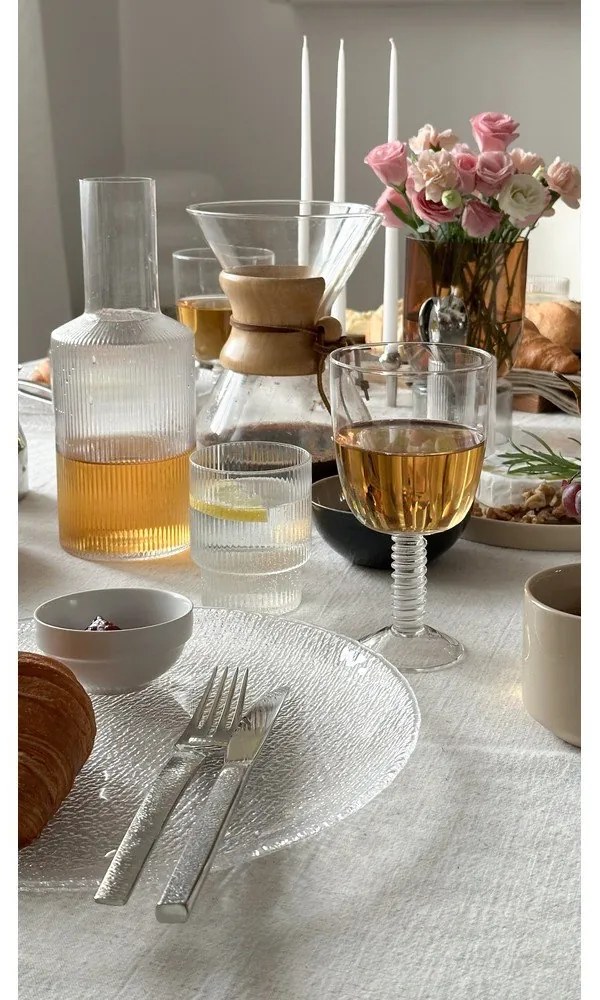 Posate in acciaio inox 16 pezzi in argento Mano - Hübsch