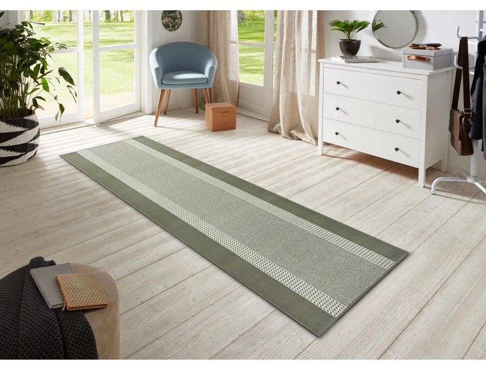 Passatoia verde 80x300 cm Band – Hanse Home
