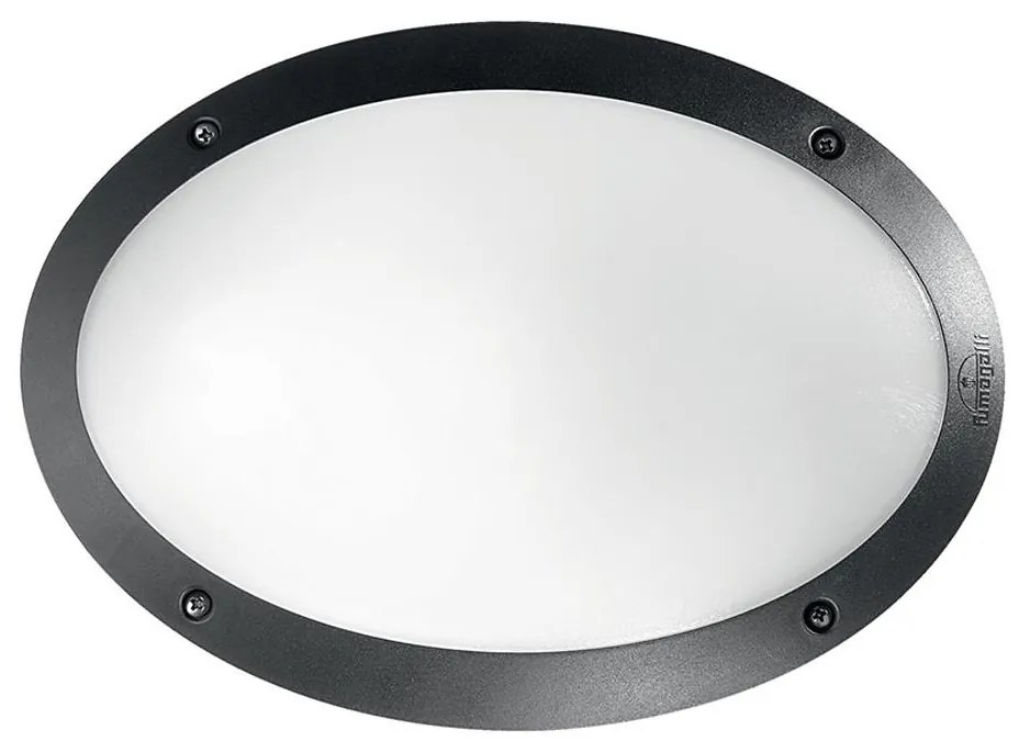 Ideal Lux - Lampada da lavoro 1xE27/23W/230V IP66 nero