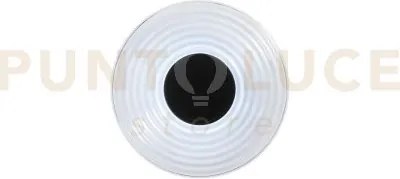 Applique a parete led morse blu in vetro 8w 800lm cct 2700 e 3500k ...