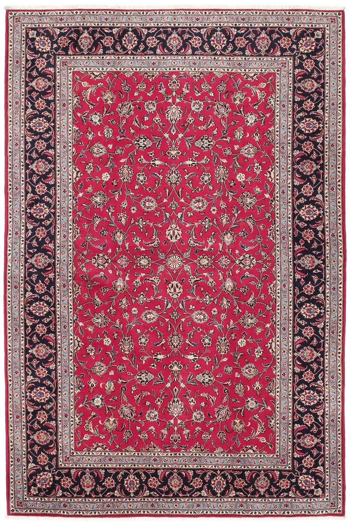 Kashan Tappeto 300x200 (Iran) Annodato A Mano