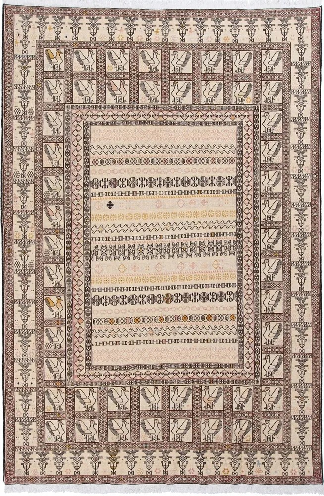 Kilim Tappeto persiano 290x190 Beige (Iran) Annodato A Mano