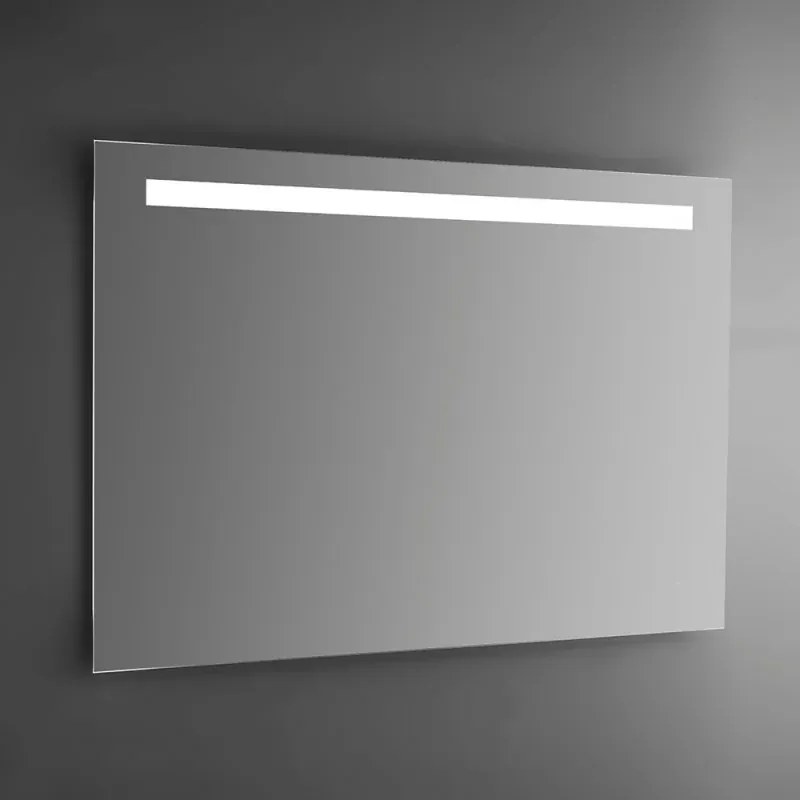 Specchiera da parete 100x70 con fascia LED e illuminazione interna