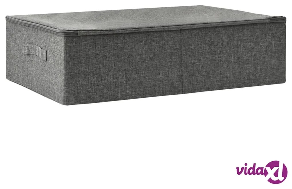 vidaXL Scatola Portaoggetti in Tessuto 70x40x18 cm Antracite