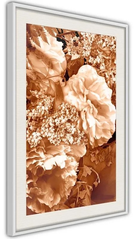 Poster  May in Sepia  Cornice Quadri Cornice nera con pass-partout, Larghezza x Altezza Home decor 20x30