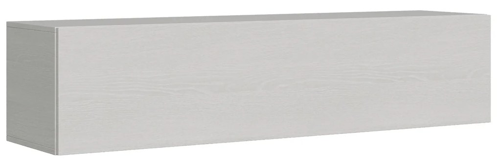Pensile TV Ribalta con passa cavi L.133,6 - L.173,6 H.40 P.39,2, Bianco Frassino / 173,6 cm