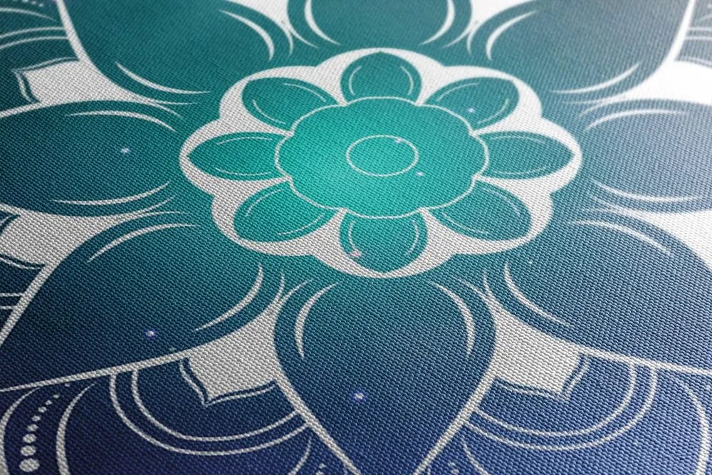 Stampa su tela – Mandala moderna con motivo orientale