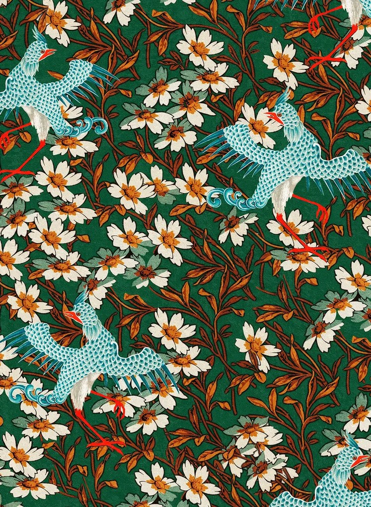 MINDTHEGAP Tapete Chinoise - Turquoise/ Red/ Green/ Blue