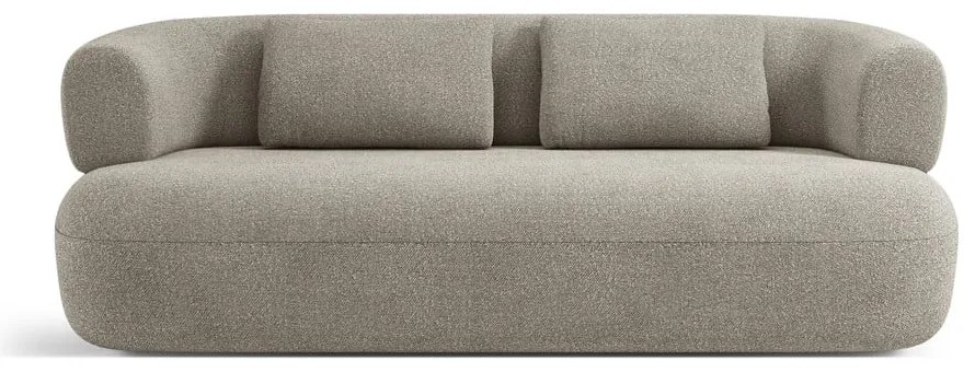 Divano bouclé grigio chiaro 178 cm Jenny - Micadoni Home