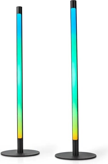 Nedis WIFILD10RGBW-SADA 2xLED RGBIC lampada da tavolo LED 36W 2700-6500K+DO