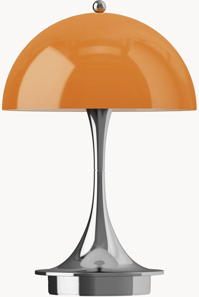 Lampada da tavolo portatile a LED con luce regolabile Panthella 160, Design Verner Panton