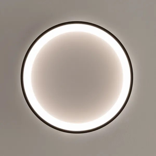 Brilagi - Lampada da soffitto dimmerabile LED FALCON SLIM LED/42W/230V Ø 50 cm nero + telecomando