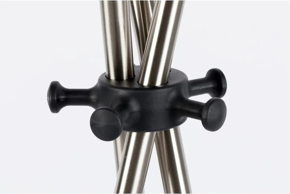 Appendiabiti in acciaio in argento Darwin - White Label