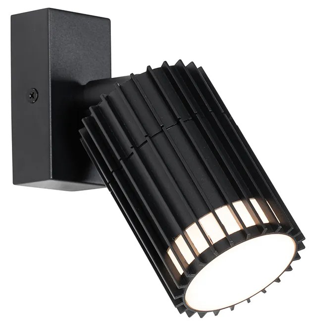 Faretto da soffitto da esterno di design nero IP44 - Boris