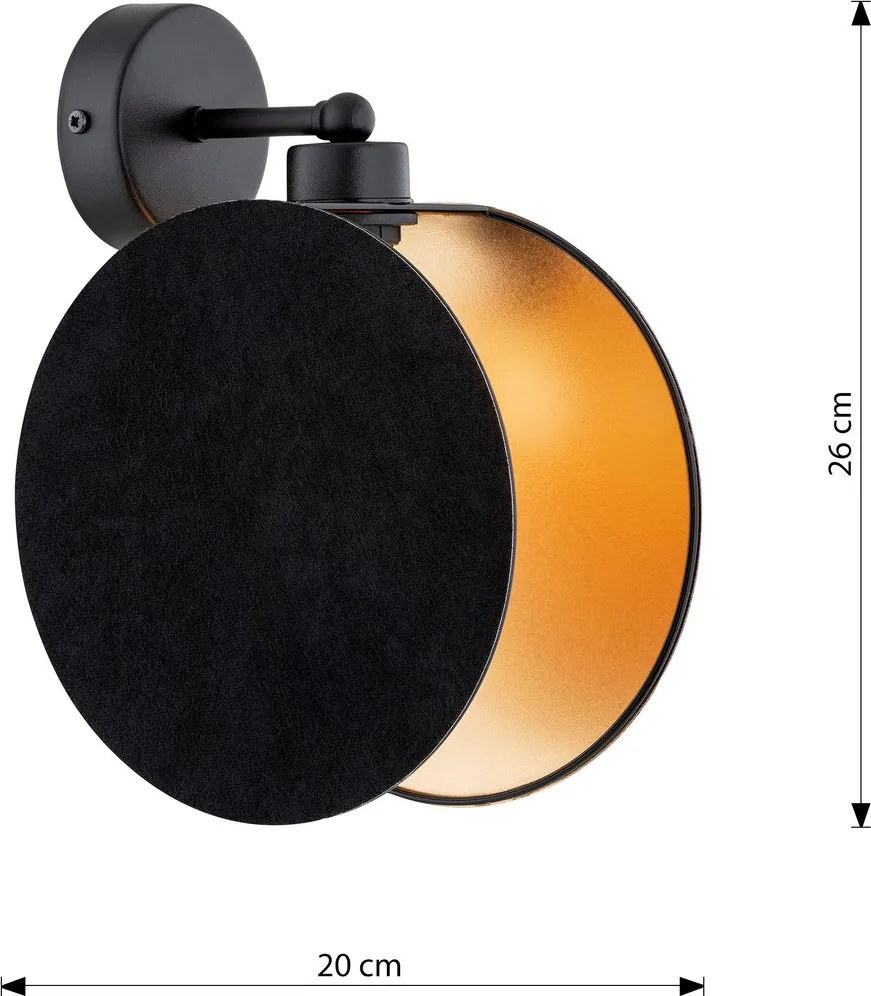 Applique da Parete in Acciaio e Tessuto MOTIF K1 E14