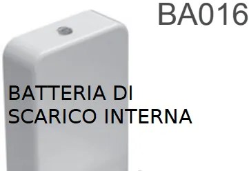 Globo BA016 Batteria Scarico Per Cassetta vaso Monoblocco Fo003 con Pulsante Cromo