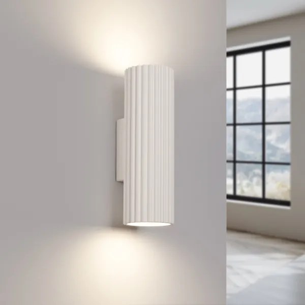 Sollux SL.1653 - Applique KARBON 2xGU10/10W/230V color crema