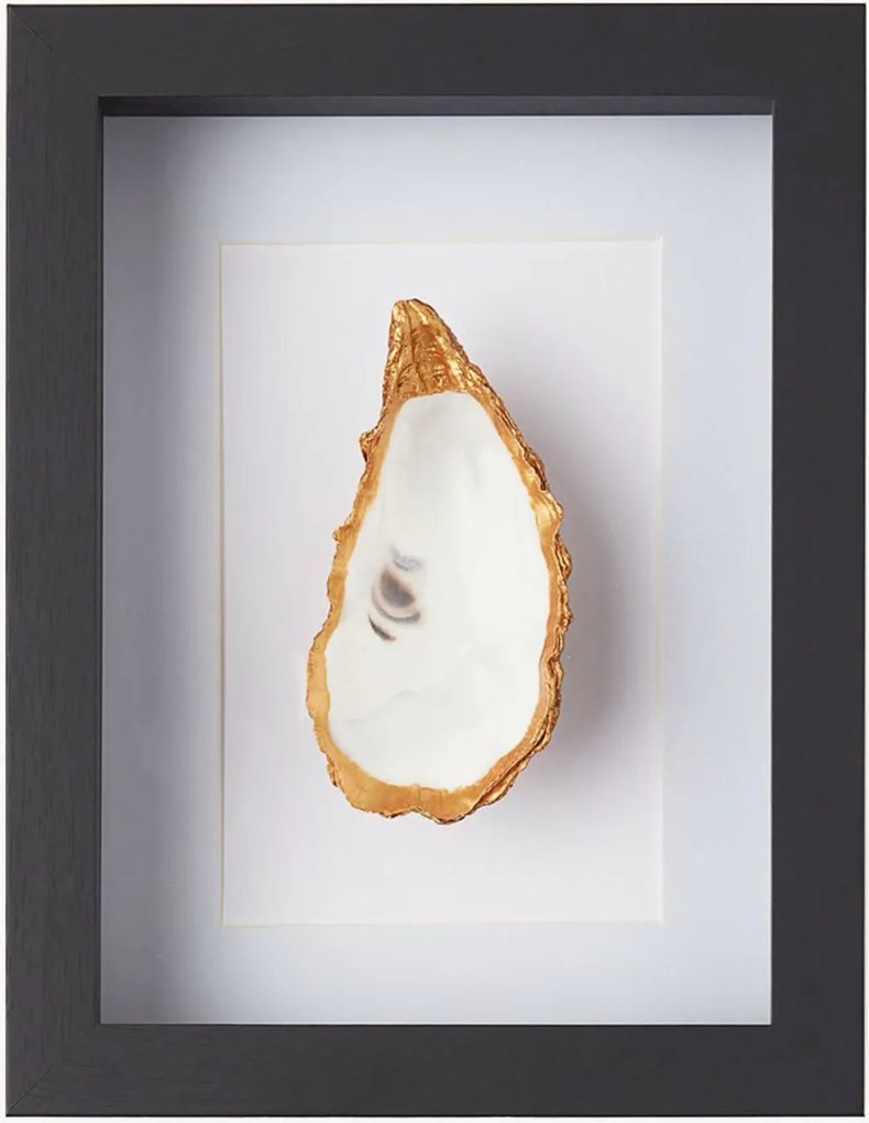 Decorazione da parete con conchiglia dorata Aoife